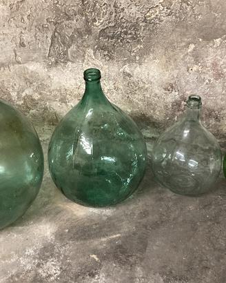 Damigiane d’arredo varie misure e colorazioni