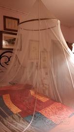 Zanzariera x letto a baldacchino