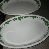 coppia porta vivande decorate serie bavaria german