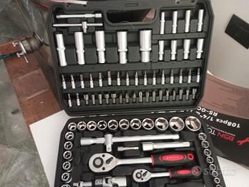 set chiavi a bussola valigetta 108 pz