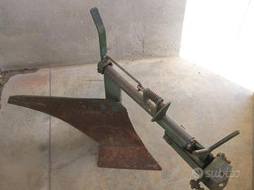 aratro per motocoltivatore trattorino estirpatore