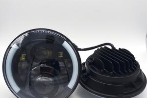 coppia fari led 7 pollici 4x4 fuoristrada 
