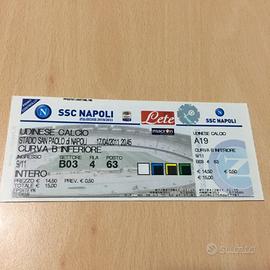 Biglietto Udinese - Napoli 2011