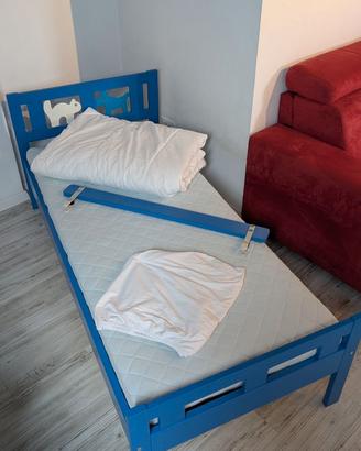 Lettino IKEA KRITTER Blu – Completo
