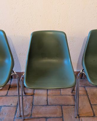 3 Sedie robuste da ufficio o sala d’attesa