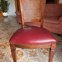 SEDIE PREGIATE IN LEGNO DI BASSANO E PAGLIA VIENNA