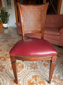 SEDIE PREGIATE IN LEGNO DI BASSANO E PAGLIA VIENNA