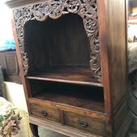 Mobile etnico in mogano massello