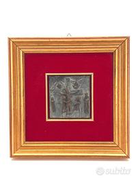 Formella Bronzo Crocifissione San Zeno Verona 900