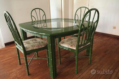 Tavolo Giorgetti verde Serie Gazebo