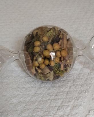 Caramella in vetro per potpourri