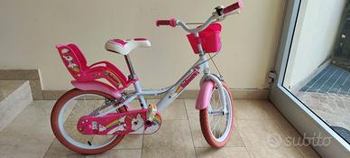 Bici unicorno per bambina. 14 pollici.