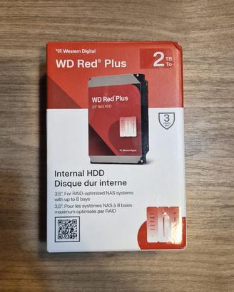 Internal HDD 2TB for NAS - WD Red Plus
