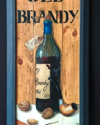 Stampa artistica su tavoletta -pannello Old Brandy