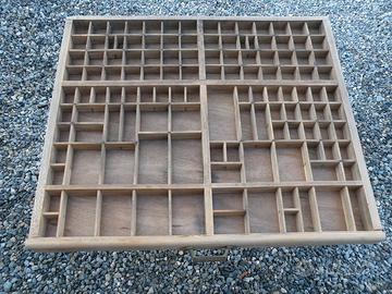 Cassetto da tipografo