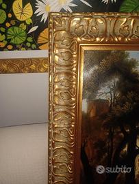 QUADRO OLIO SU TELA J.CLINTON