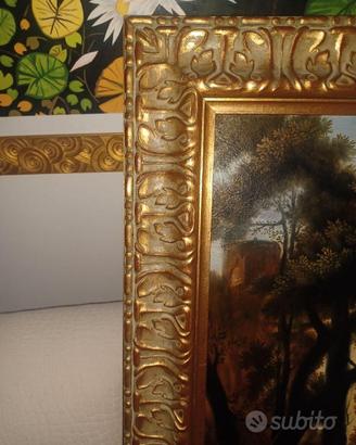 QUADRO OLIO SU TELA J.CLINTON