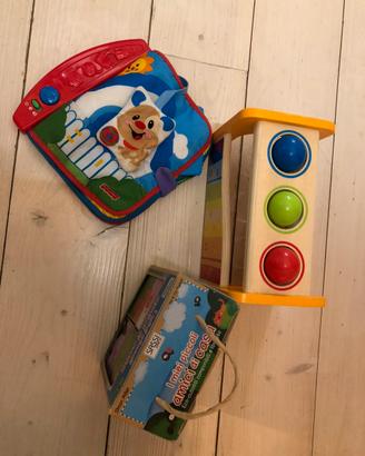 Set Giochi legno, musicali, palline
