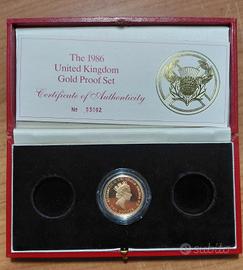 moneta 2 sterline in oro 22 carati