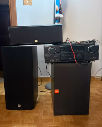 Impianto audio JBL+ amplificatore AIWA