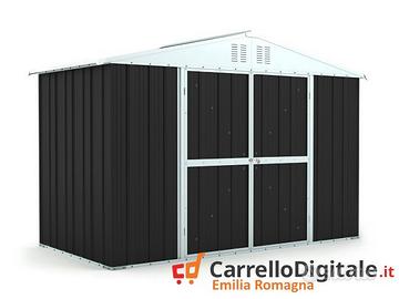 Box giardino lamiera zincata 327x155 nero