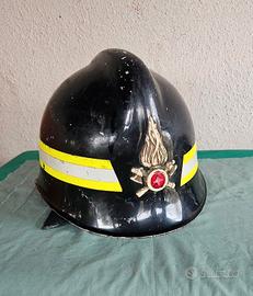 ELMETTO POMPIERE VINTGE CASCO VIGILE DEL FUOCO
