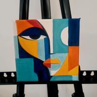 Mini quadro originale – dipinto a olio su tela 