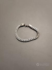 bracciale Stroili oro catena cubica uomo acciaio i