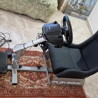 Sedile+volante  pedaliera Logitech G29+leva cambio