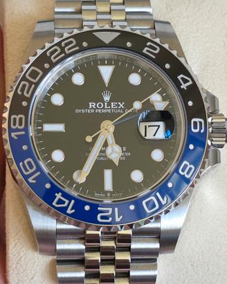 Rolex Gmt Batman 126710BLNR 2019 NOS ITA 