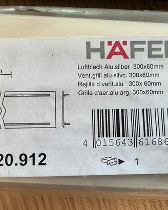 Griglia di ventilazione 300x60 Hafele
