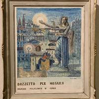 Giulio Benzi quadro dipinto paesaggio Cuneo