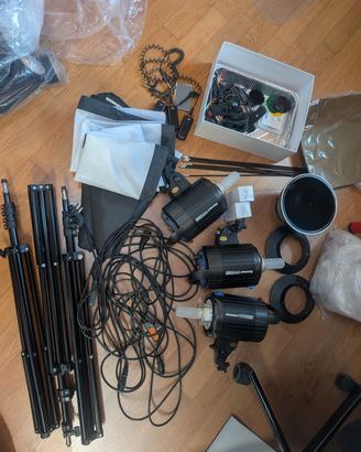 Kit Studio Fotografico Excelvan 900watt+ acce