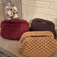 Borse fatte a mano all'uncinetto 