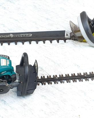 Tagliasiepi Makita EC025G scoppio - Ryobi 750w el.