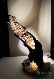 Lampada Artigianale in Legno