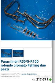 paramotore paracilindri bmw r50 75 r80 r100 croma