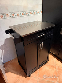 Carrello cucina ripiano acciaio Nuovo!