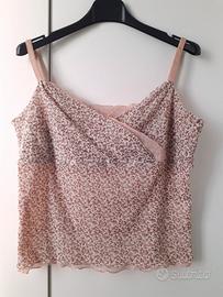 Top firmato Byblos Blu impalpabile rosa cipria