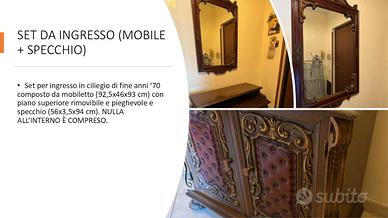 Mobile Ingresso Classico con Specchiera