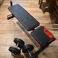 Panca palestra + Manubri scomponibili