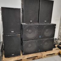 impianto audio 6 kw passivo