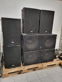 impianto audio 6 kw passivo