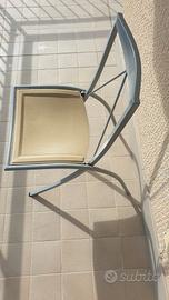 4 Sedie Cattelan modello BELLA color PANNA