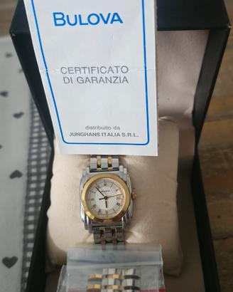 Orologio Accutron vintage accaio bicolore