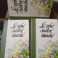 3 volumi le erbe nostre amiche