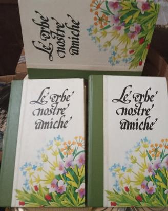 3 volumi le erbe nostre amiche