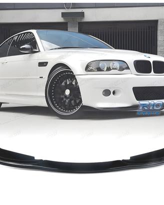 SPOILER LIP BMW E46 98-07 LOOK M3 NERO LUCIDO