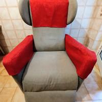 Poltrona Alzapersona con doppio motore e ruote