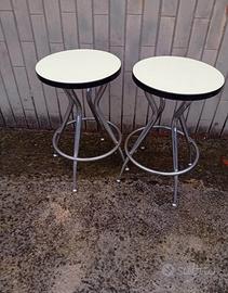 Sgabelli vintage in formica